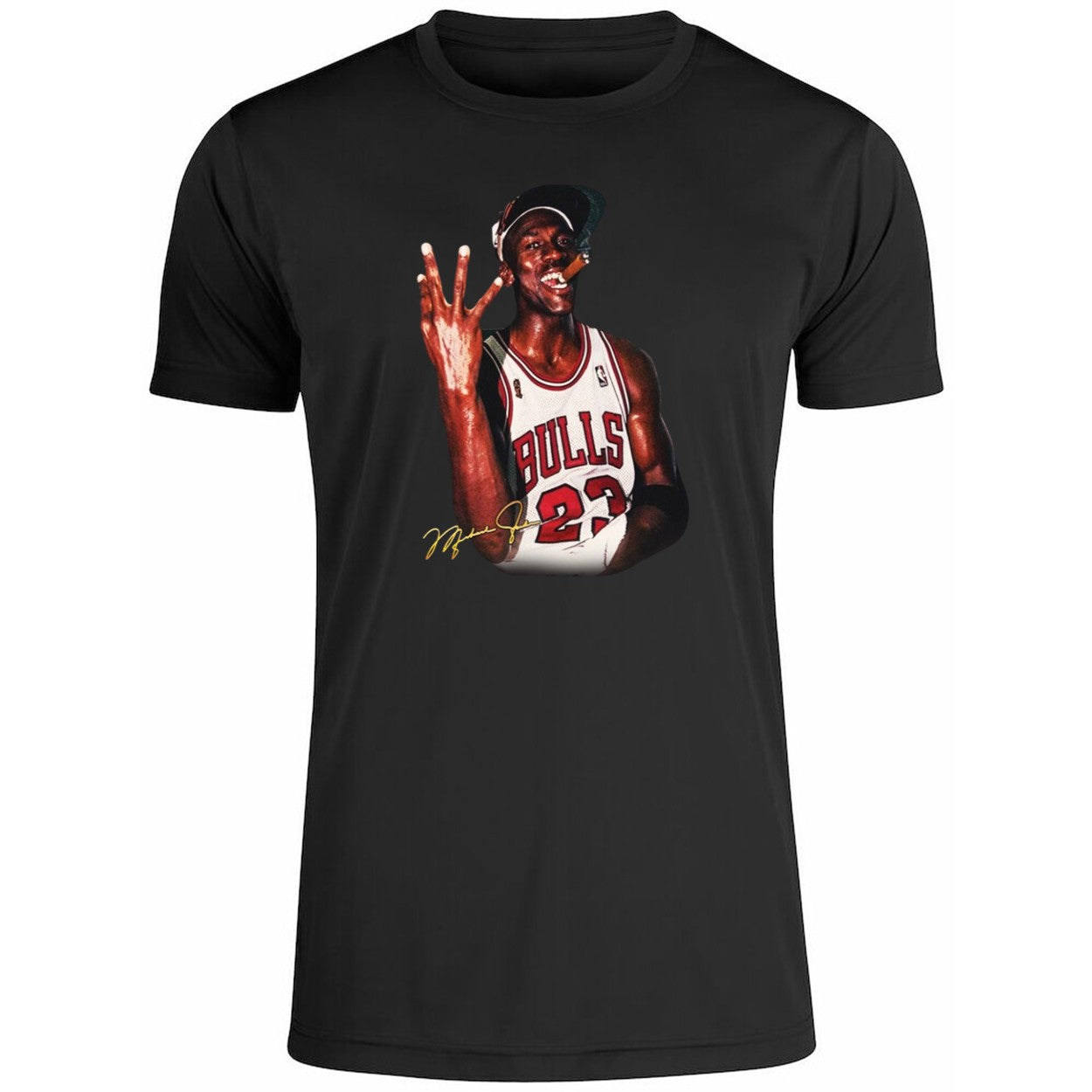 Giannis Rocking The Mj Championship Cigar Shirt