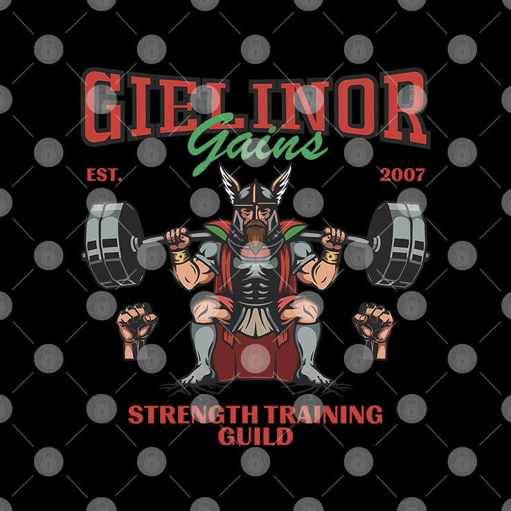 Gielinor Gains Strength Training Guild RuneScape Shirt