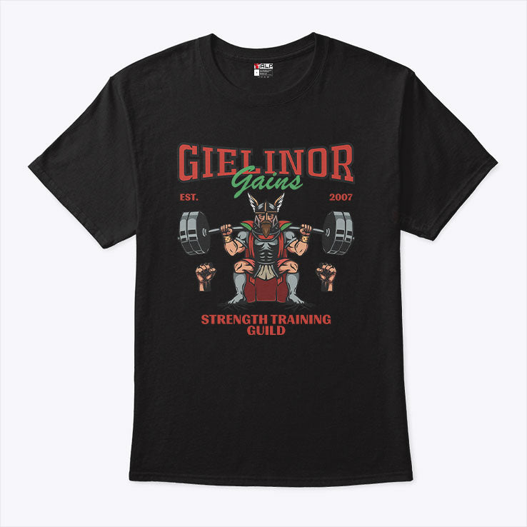 Gielinor Gains Strength Training Guild RuneScape Shirt