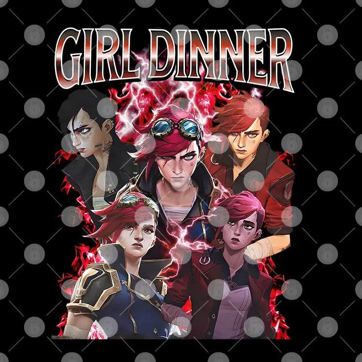 Girl Dinner Vi Arcane League of Legends T Shirt