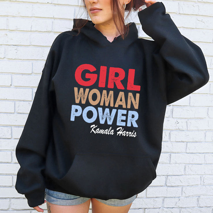 Girl Woman Power Kamala Harris T Shirt