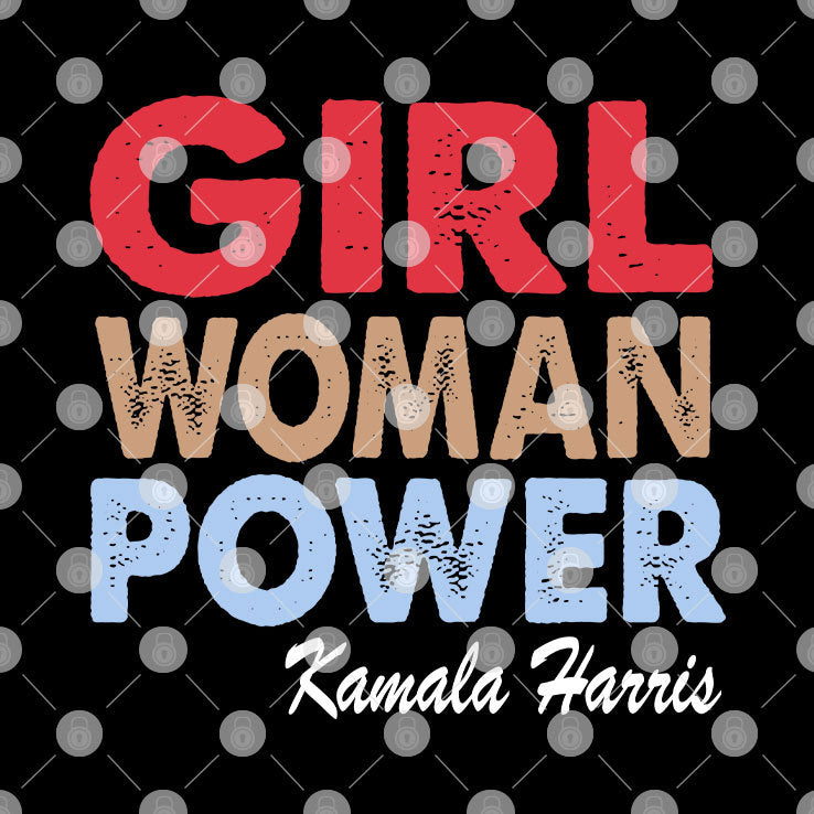 Girl Woman Power Kamala Harris T Shirt