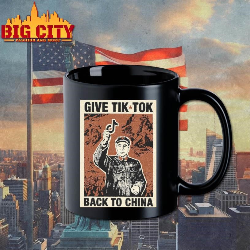 Give Tiktok Back To China Poster Shirt