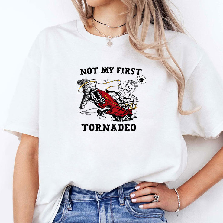 Glen Powell Not My First Tornadeo T Shirt