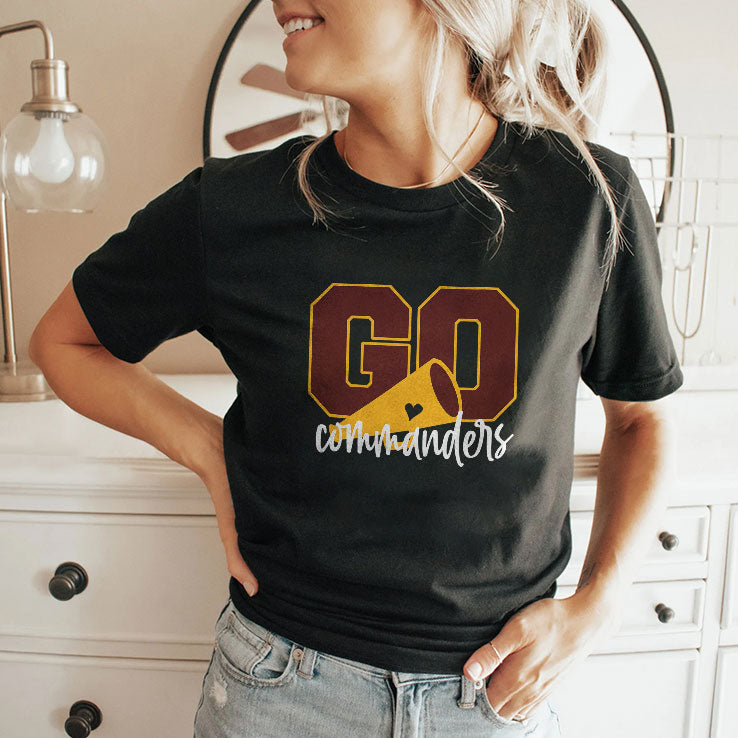 Go Cheer Commanders T Shirt