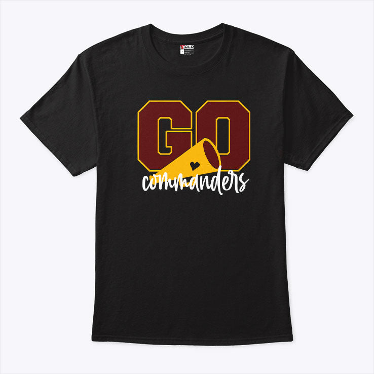 Go Cheer Commanders T Shirt
