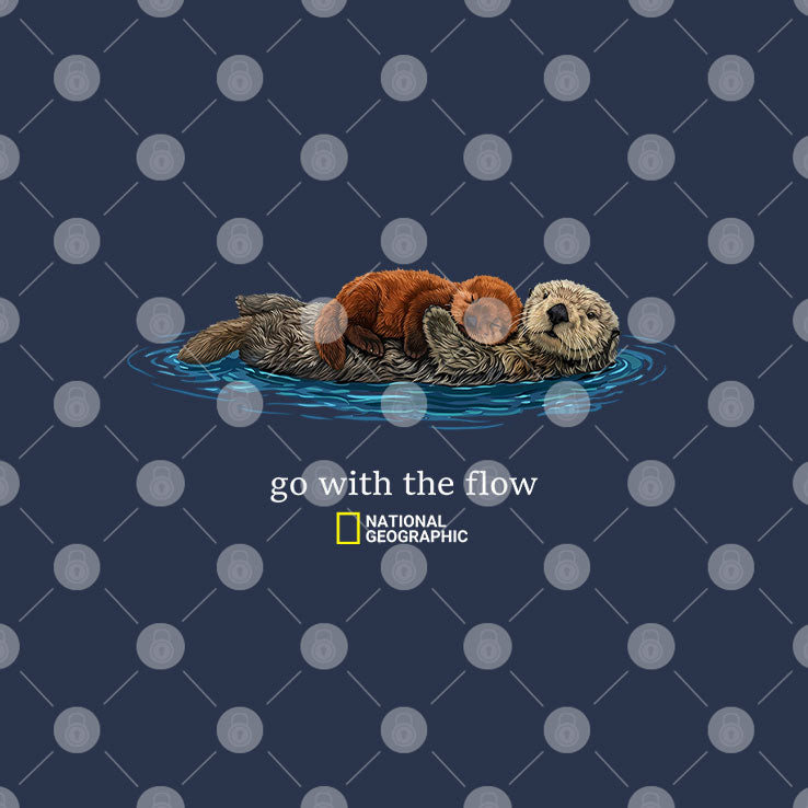 Go With The Flow Otter T Shirt