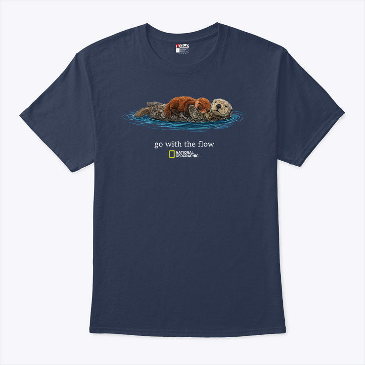 Go With The Flow Otter T Shirt