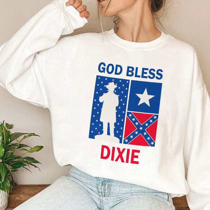 God Bless Dixie The Southern Soldier T Shirt