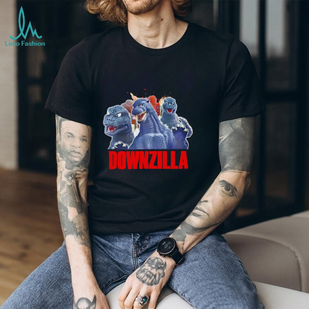 Godzilla downzilla down graphic shirt