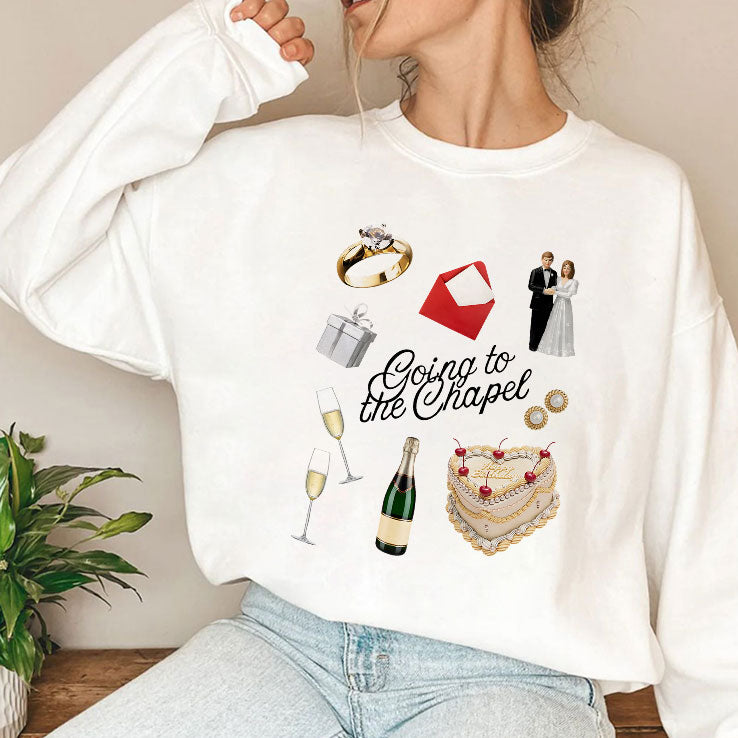 Going To The Chapel Wedding T Shirt