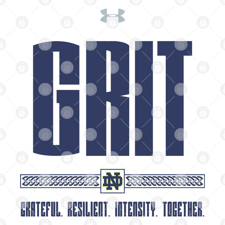 Gold N Gritty Notre Dame T Shirt