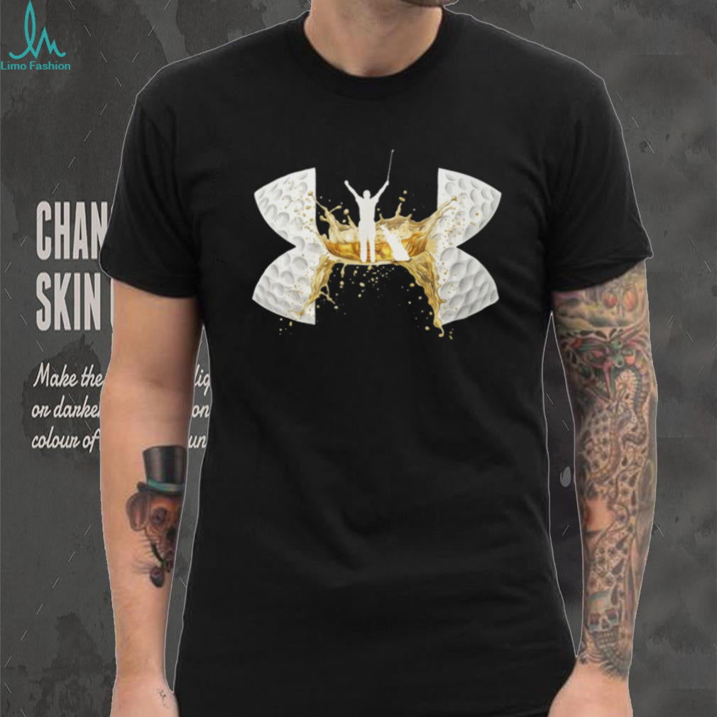 Golf Celebration Victory Splash Golf Ball Texture T Shirt