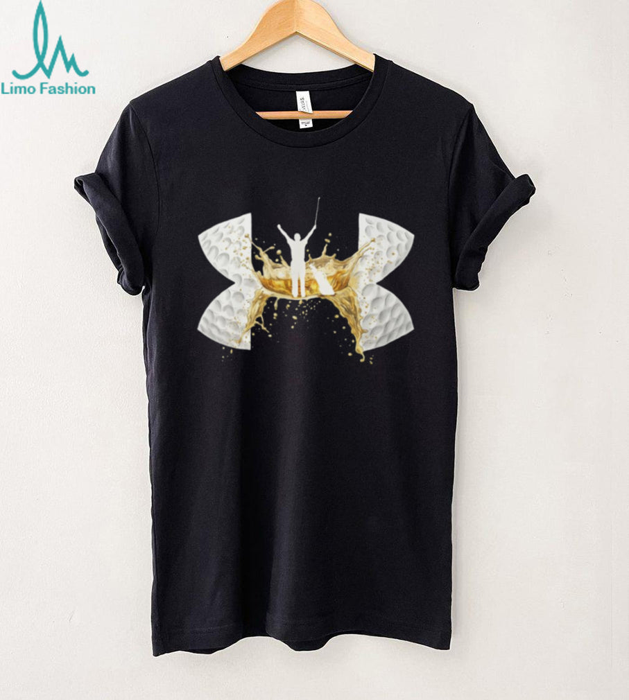 Golf Celebration Victory Splash Golf Ball Texture T Shirt