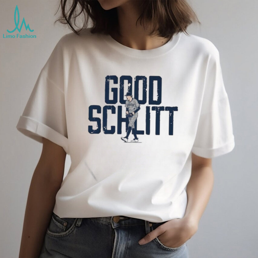 Good Schlitt Baseball Player Silhouette Graphic Sports T Shirt