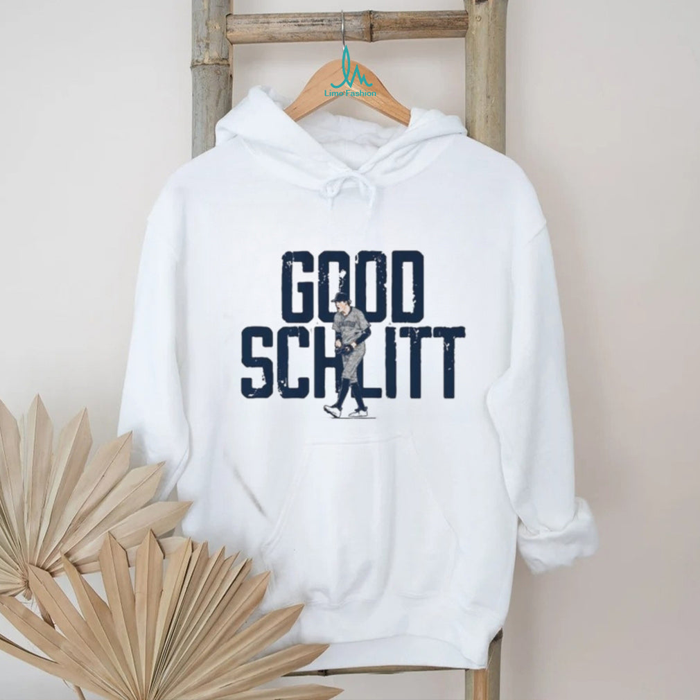 Good Schlitt Baseball Player Silhouette Graphic Sports T Shirt