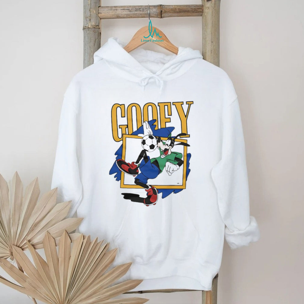 Goofy Soccer Player Character Sports Action Graphic T Shirt