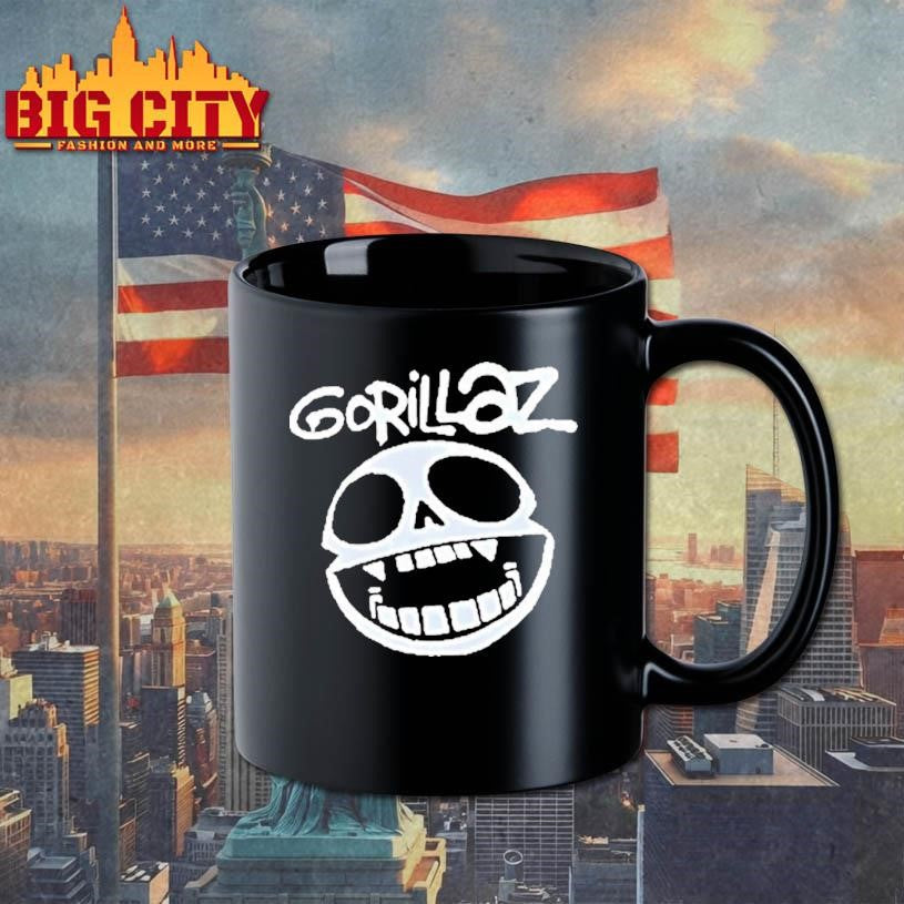 Gorillaz Band Skull Logo Shirt