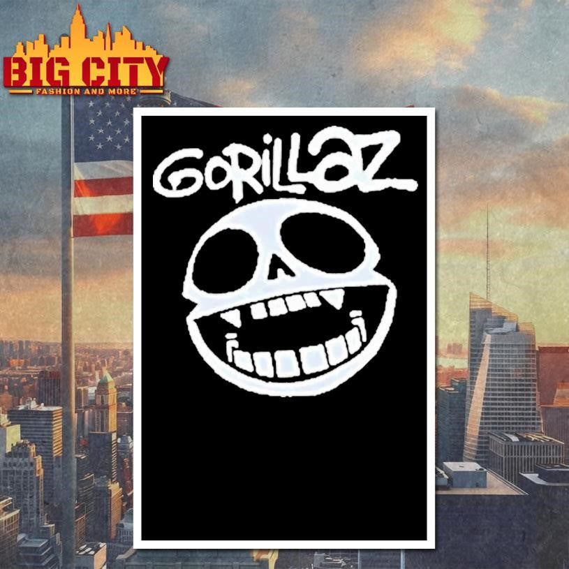 Gorillaz Band Skull Logo Shirt