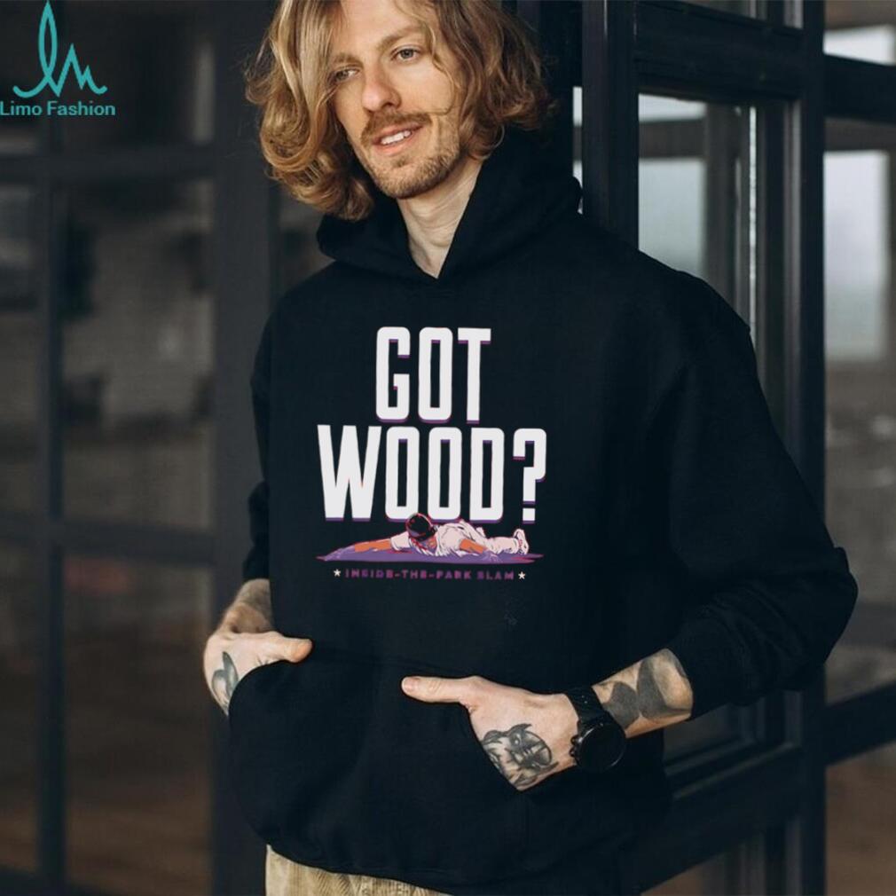 Got Wood Baseball Inside The Park Slam Funny Sports T Shirt