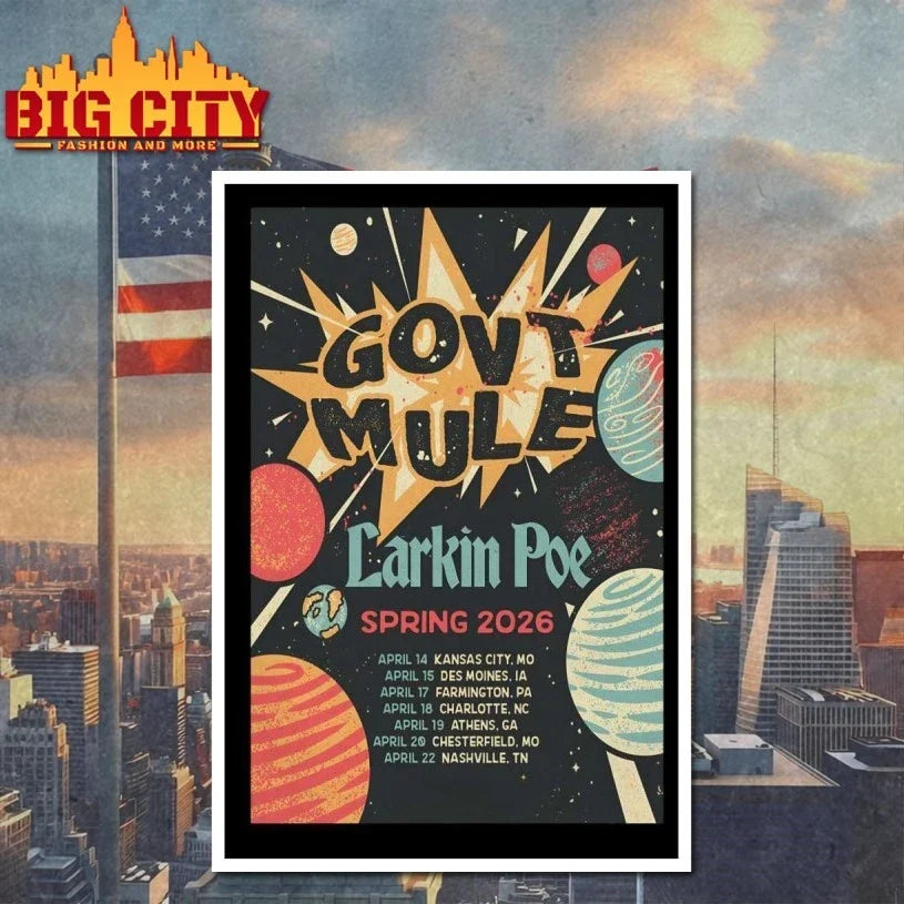 Gov’t Mule Spring 2026 Tour Poster t-shirt