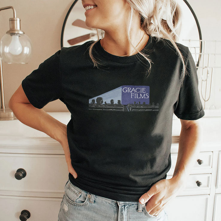 Gracie Films Vintage Cinema Logo T Shirt