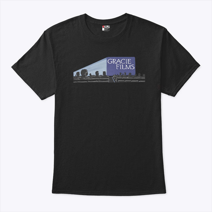 Gracie Films Vintage Cinema Logo T Shirt