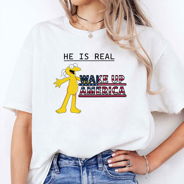 Graggle Gregory Simpson He Is Real Wake Up America T Shirt