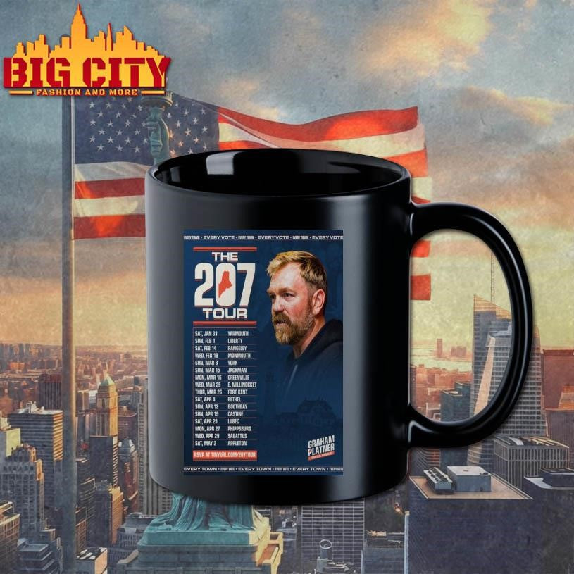 Graham Platner For Senate The 207 Tour 2026 Poster Shirt