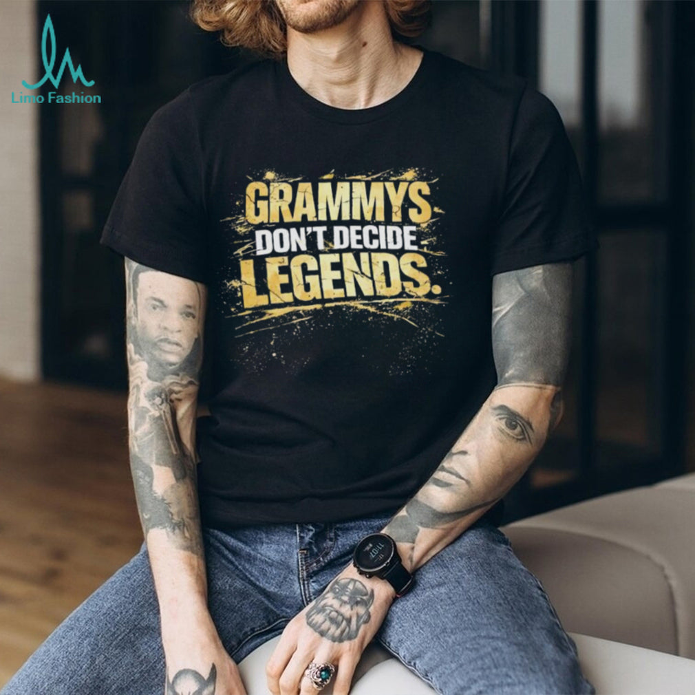 Grammys Don’t Decide Legends Vintage Distressed Music Quote Tee