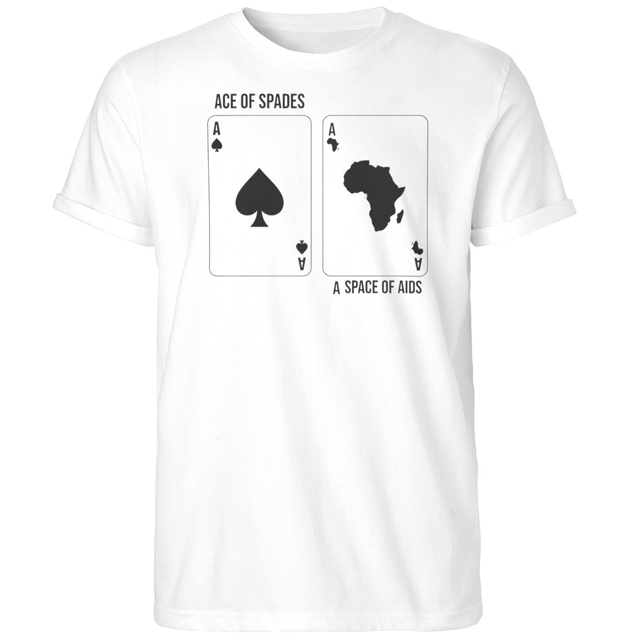 Grandpa Ace Of Spades Space Of Aids Shirt