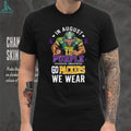Green Bay Packers In August We Wear Purple Overdose Awareness shirt