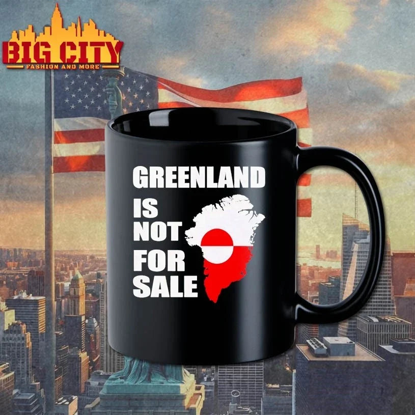 Greenland Is Not For Sale Map t-shirt