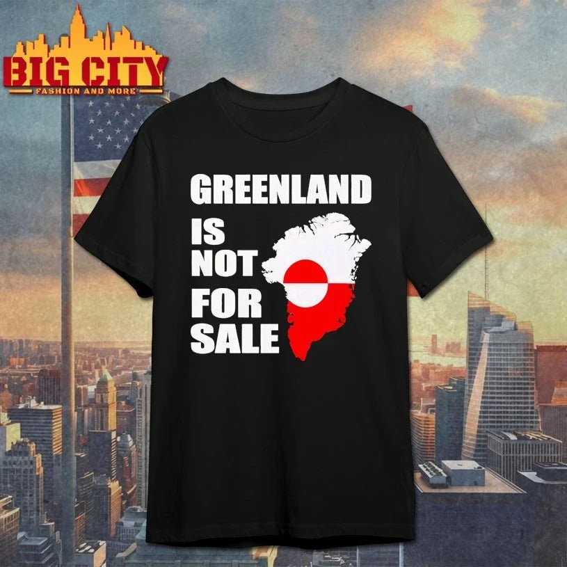 Greenland Is Not For Sale Map t-shirt