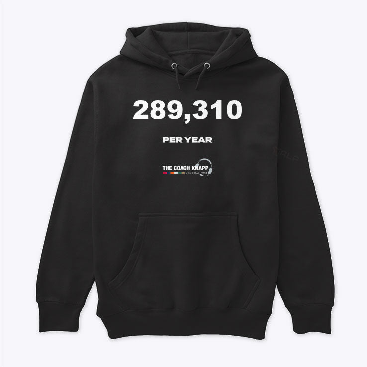 Greg Knapp 289.310 Per Year Memorial Fund Hoodie