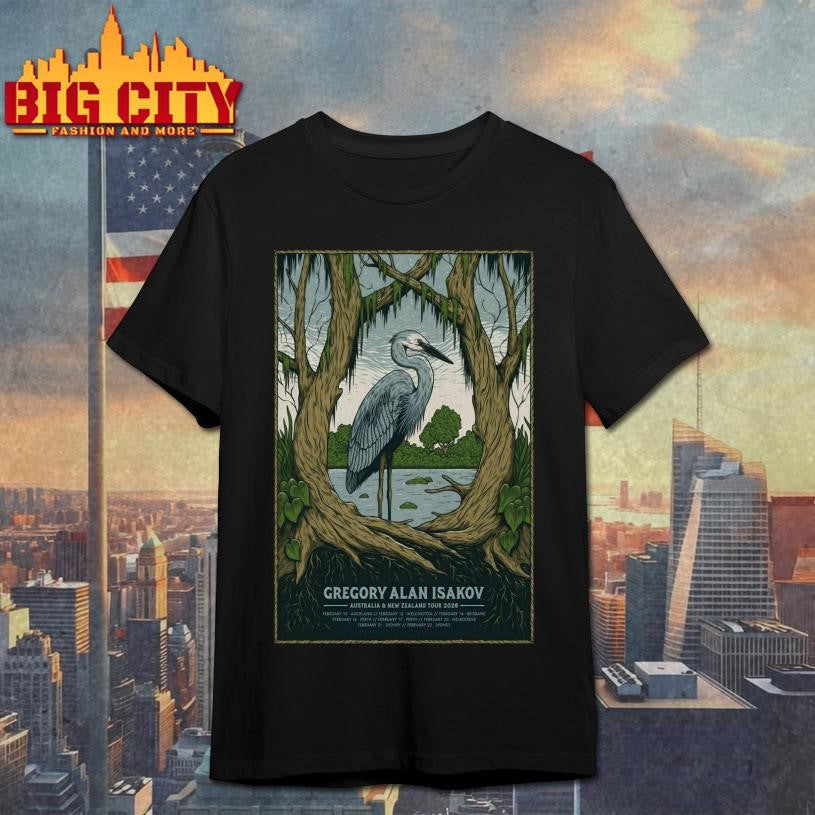 Gregory Alan Isakov AUS And NZ Tour 2026 Poster Shirt