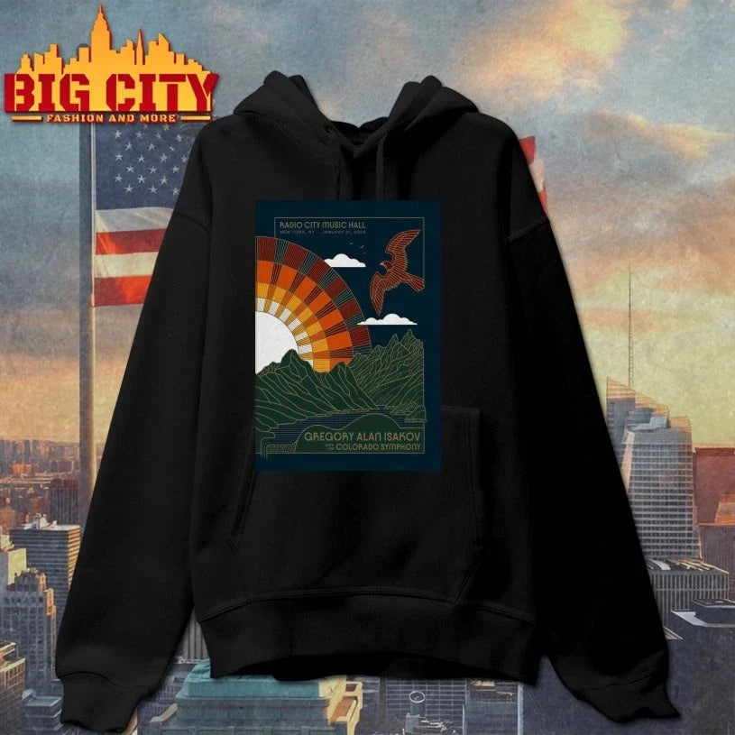 Gregory Alan Isakov Jan 31 2026 Radio City Music Hall New York NY Poster shirt
