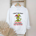 Grinch Jester I Am Crazy I Just Go Normal From Time To Time Funny T Shirt