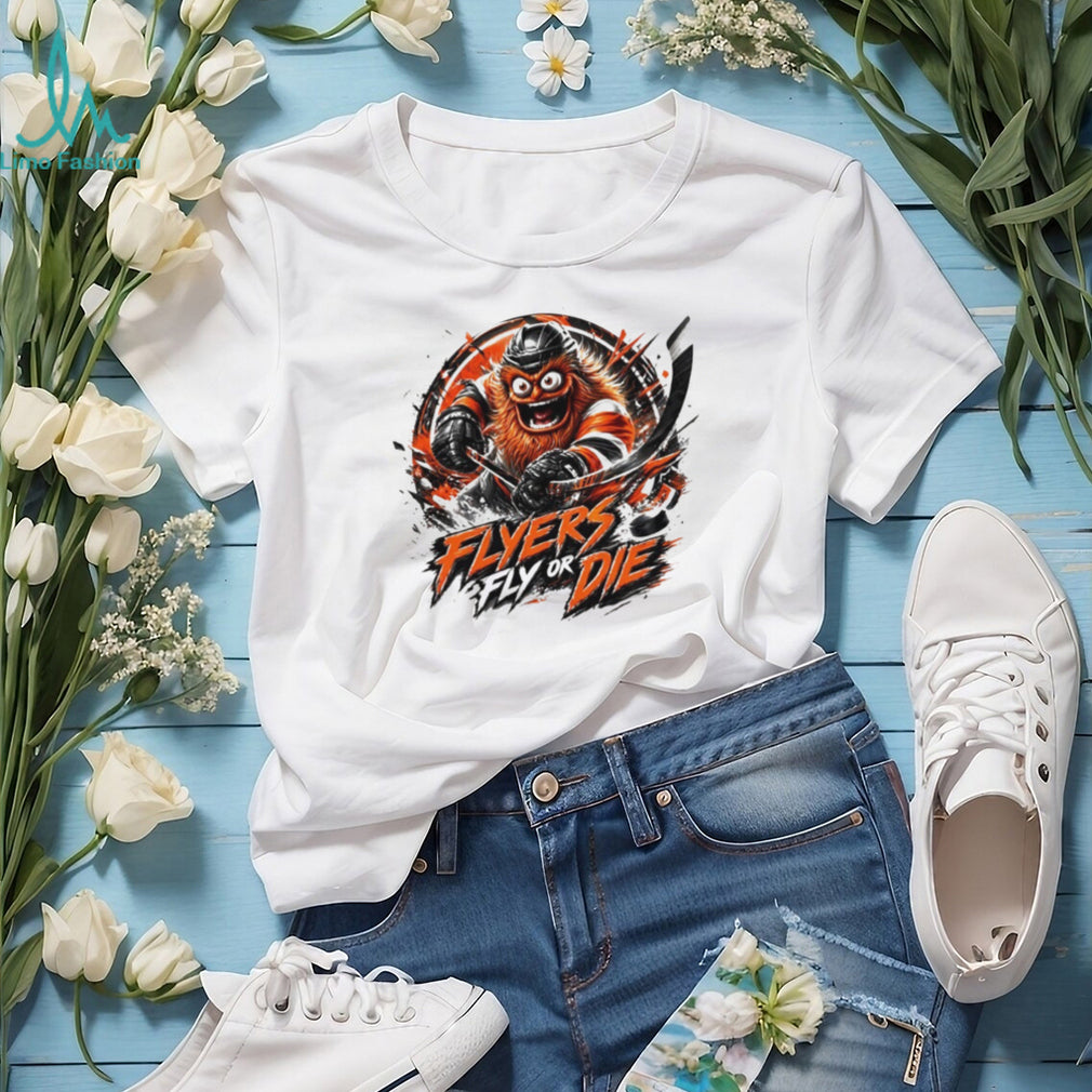 Gritty Flyers Fly Or Die Philadelphia Hockey Fan Vintage Distressed Men Women T Shirt