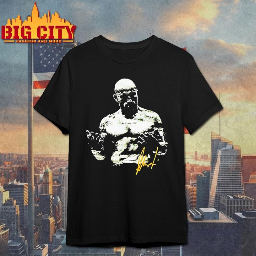 Gritty Stylized Alex Pereira Poatan Portrait Signature Shirt