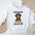 Grumpy Dachshund 7 Trillion Nerves Sarcastic T Shirt