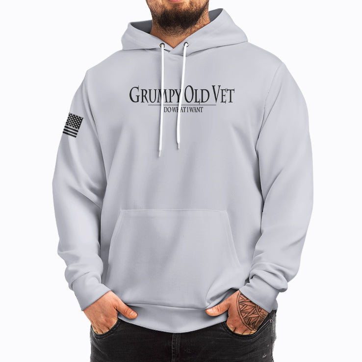 Grumpy Old Vet I Do What I Want Hoodie