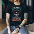 Grumpy Veteran Pride Eagle T Shirt I Served I Sacrificed I Don’t Care