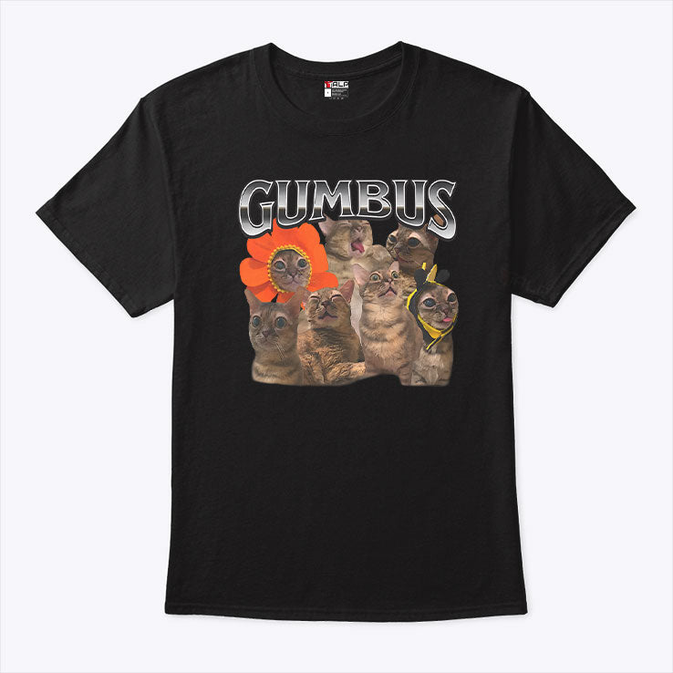 Gumbus Funny Cat T Shirt