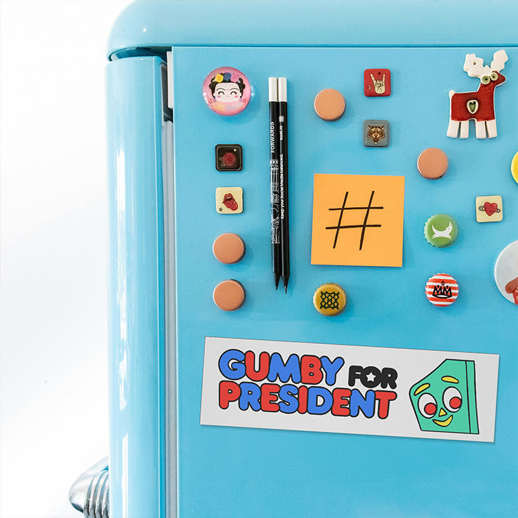 Gumby For President Car Magnet