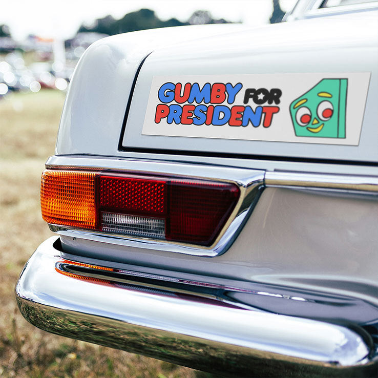 Gumby For President Car Magnet