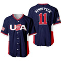 Gunnar Henderson USA 2026 Custom Baseball Jersey
