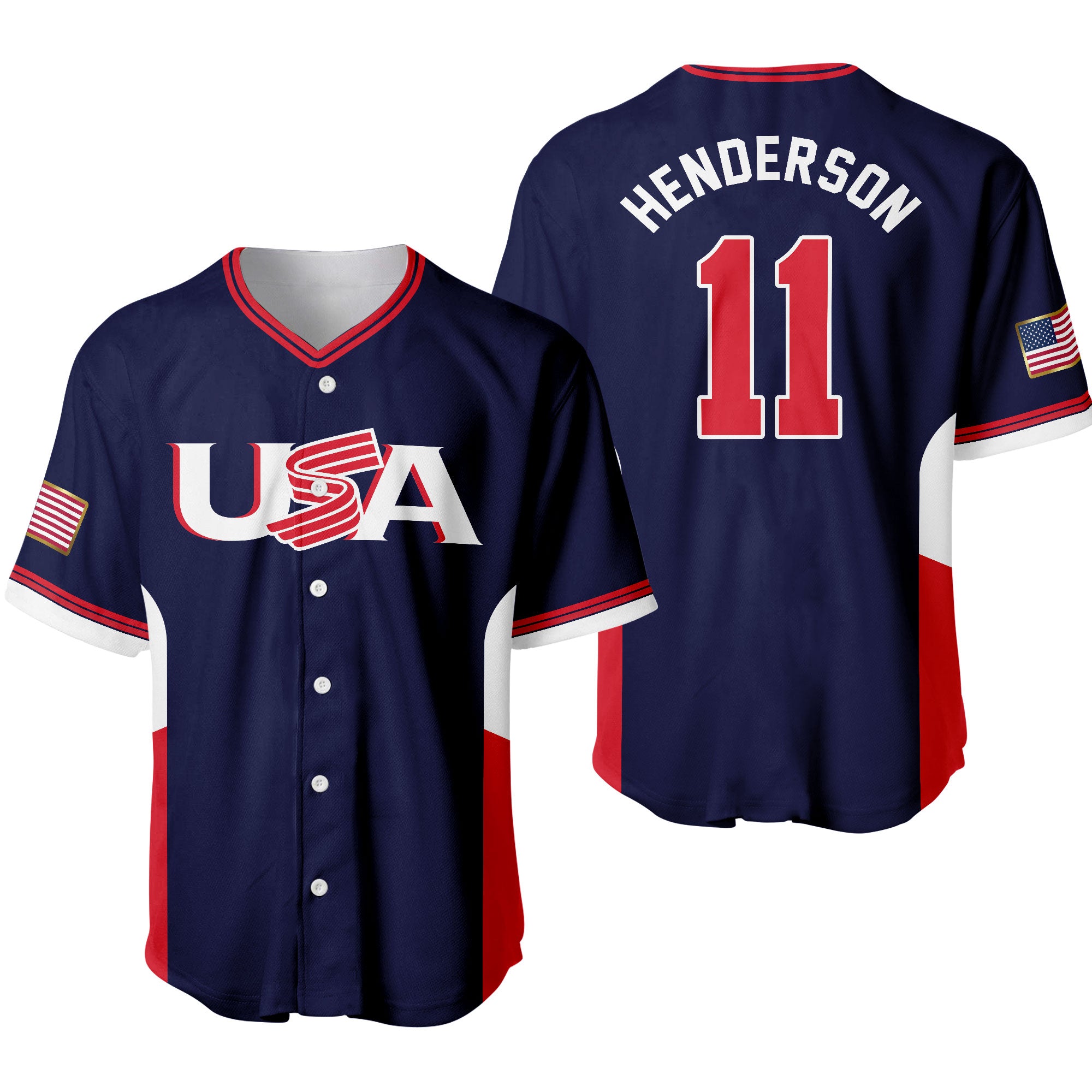 Gunnar Henderson USA 2026 Custom Baseball Jersey