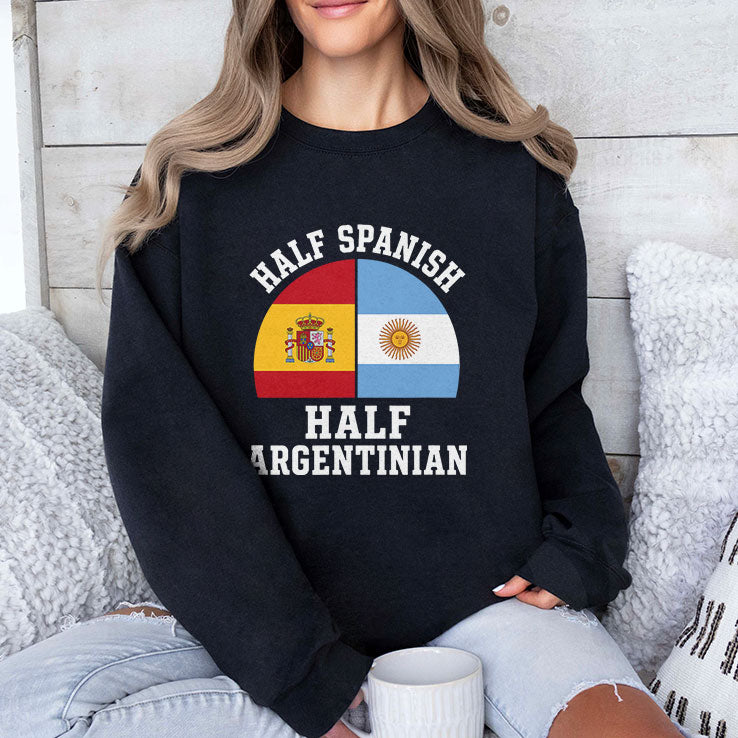 Half Spanish Half Argentina World Cup 2026 T Shirt