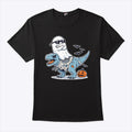 Halloween Ghost Riding Zombie T-Rex T Shirt